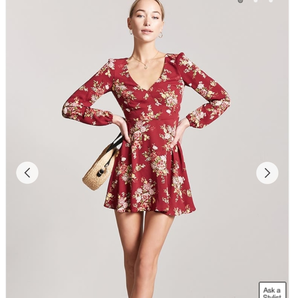 🏵️🌼NWT Long Sleeves Mini Fit and Flare Dress